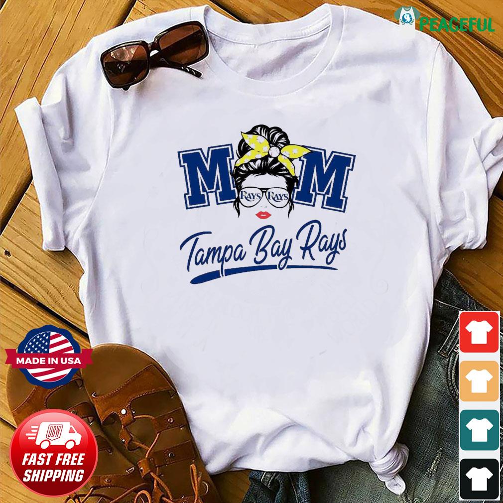 Official Mom Skull Tampa Bay Rays Baseball Mom Happy Mother's Day