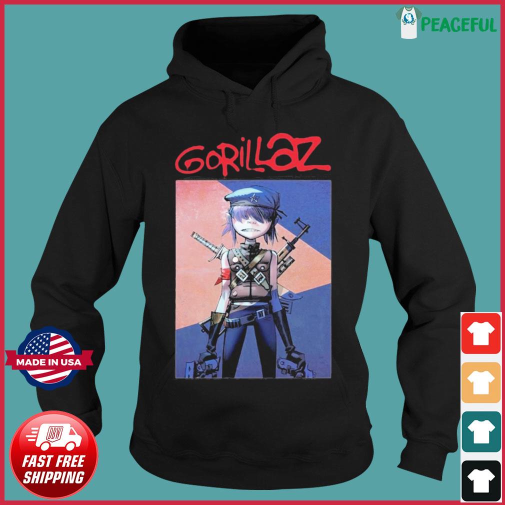 Gorillaz t shirt online timothee chalamet