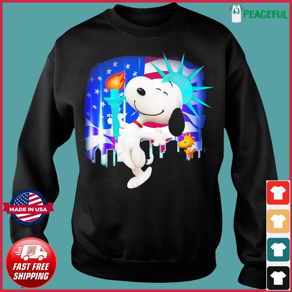 Snoopy USA Flag Happy Memorial Day Shirt Celebrating With