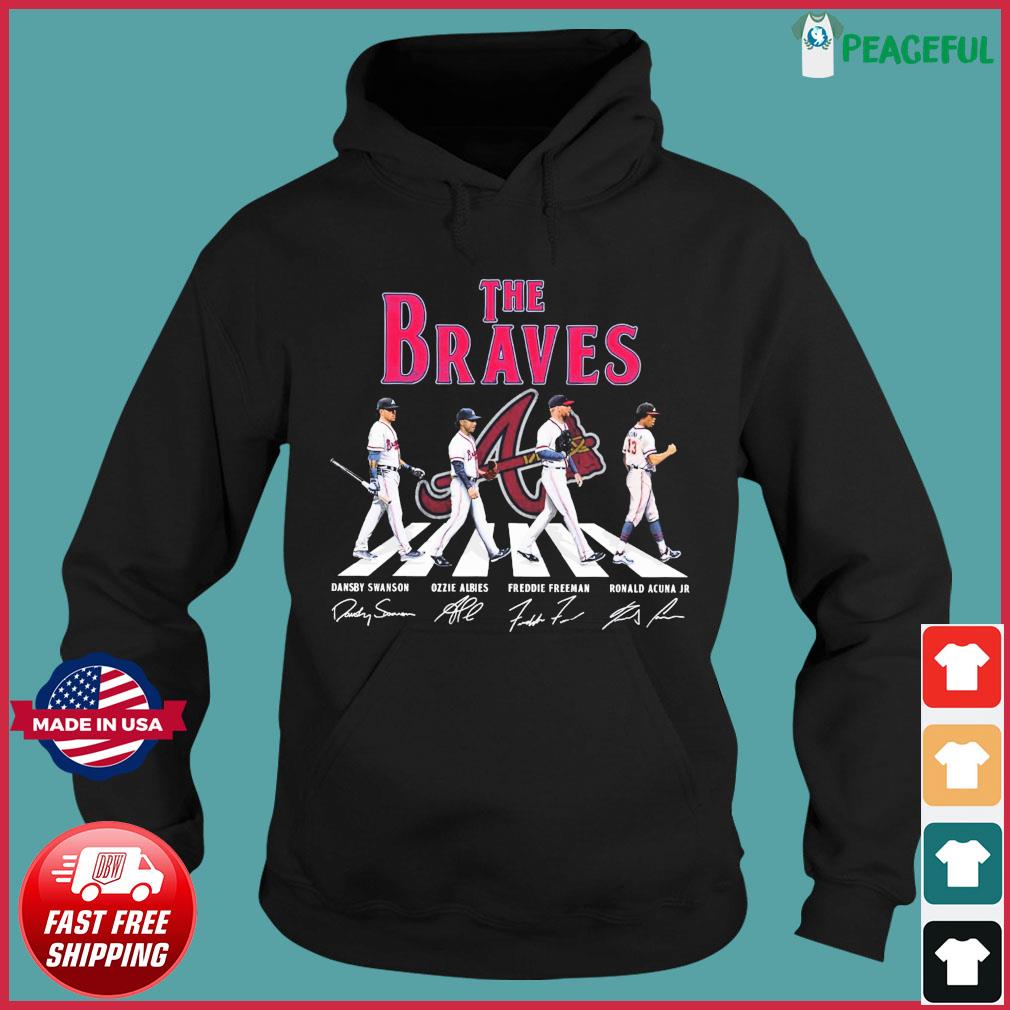 Atlanta Braves Dansby Swanson signature shirt, hoodie, sweater and v-neck t- shirt
