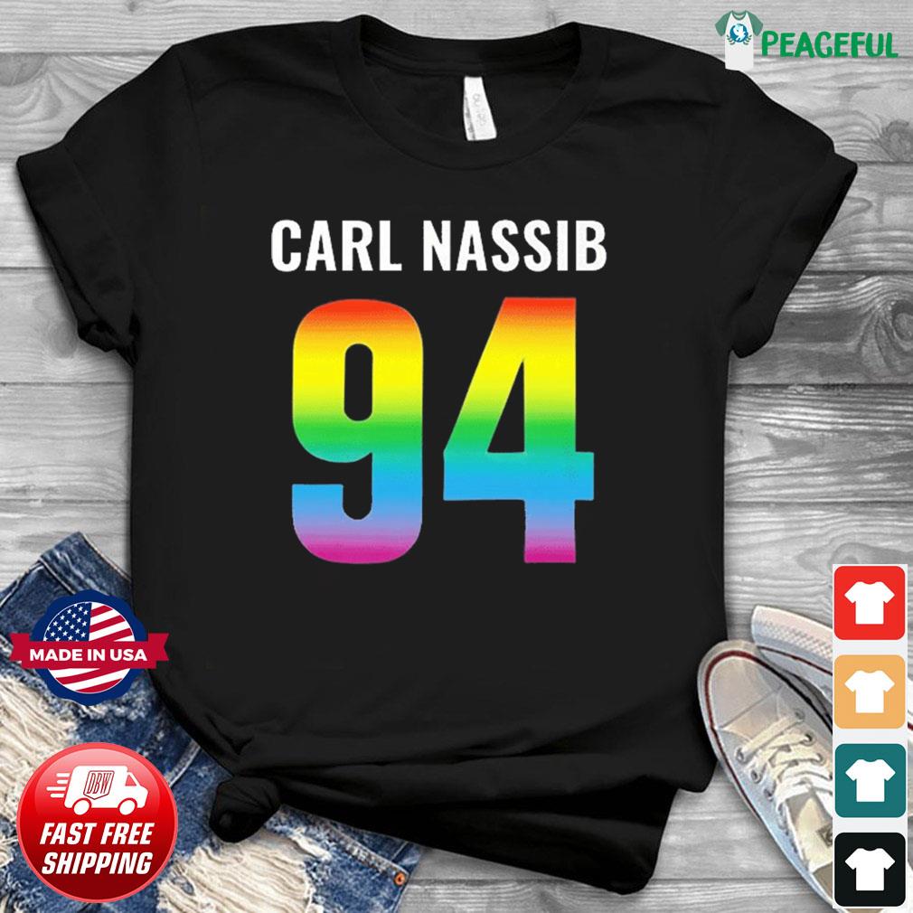 94 Carl Nassib Supporting LGBTQ Favorite Football Player Shirt