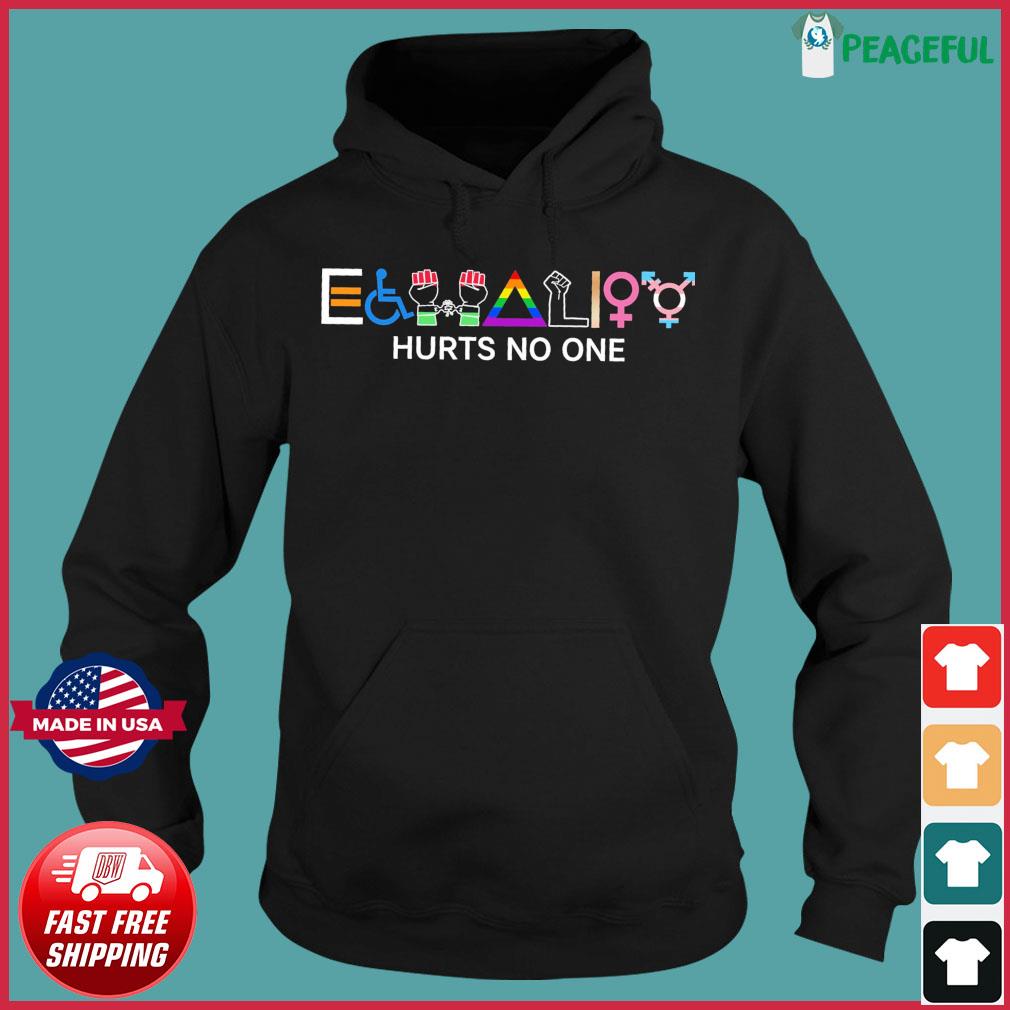Equality Hurts No One LGBT Equality Gay Pride Human Rights Unisex