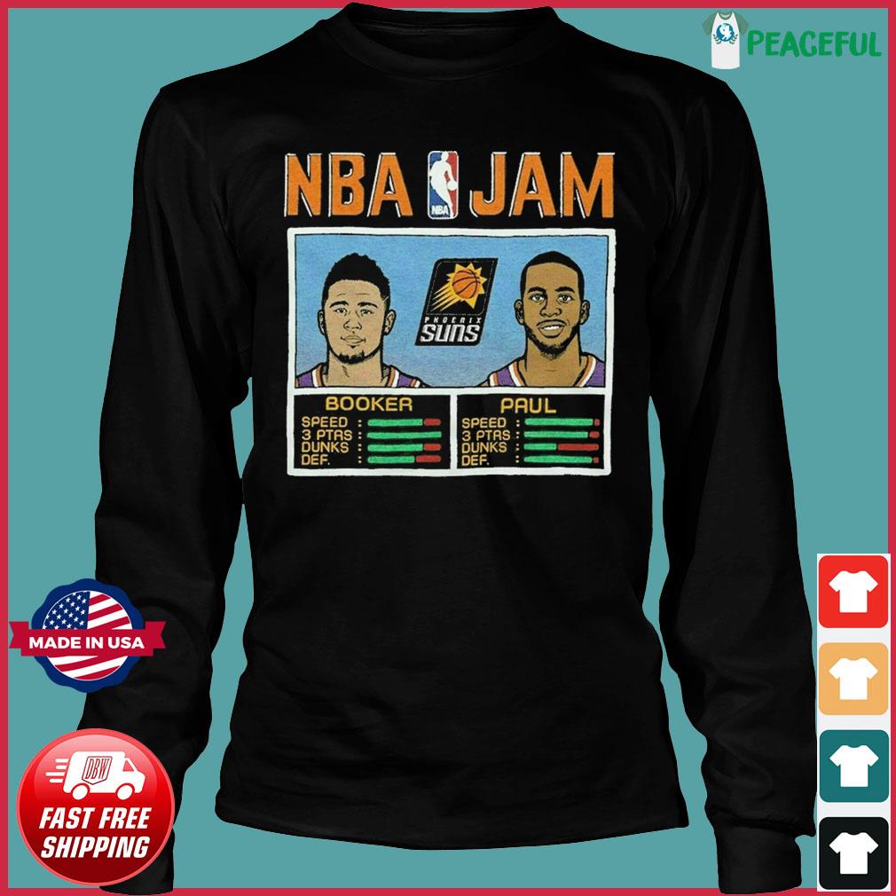 Phoenix Suns NBA Jam Devin Booker & Chris Paul Shirt, hoodie