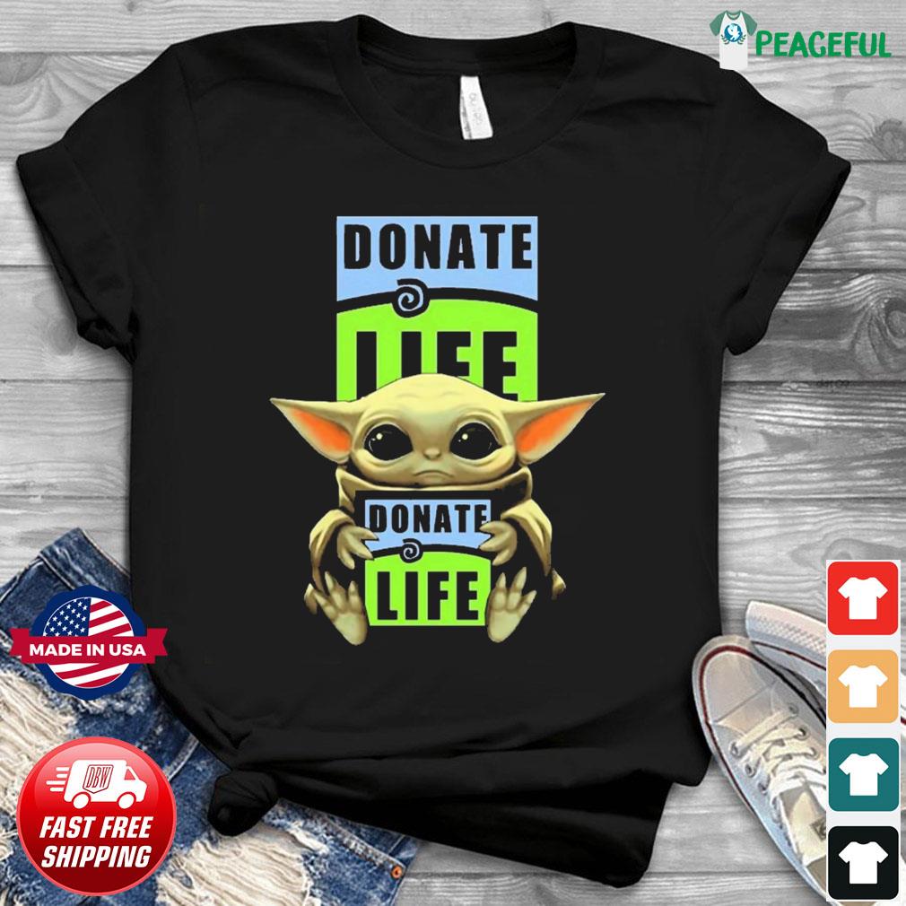 Funny Baby Yoda T Shirt on sale 