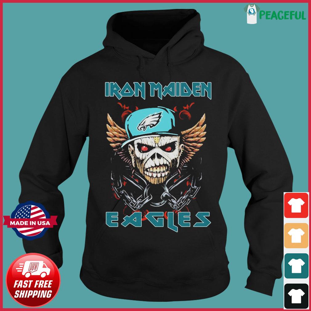 Skull Philadelphia Eagles Shirt - High-Quality Printed Brand