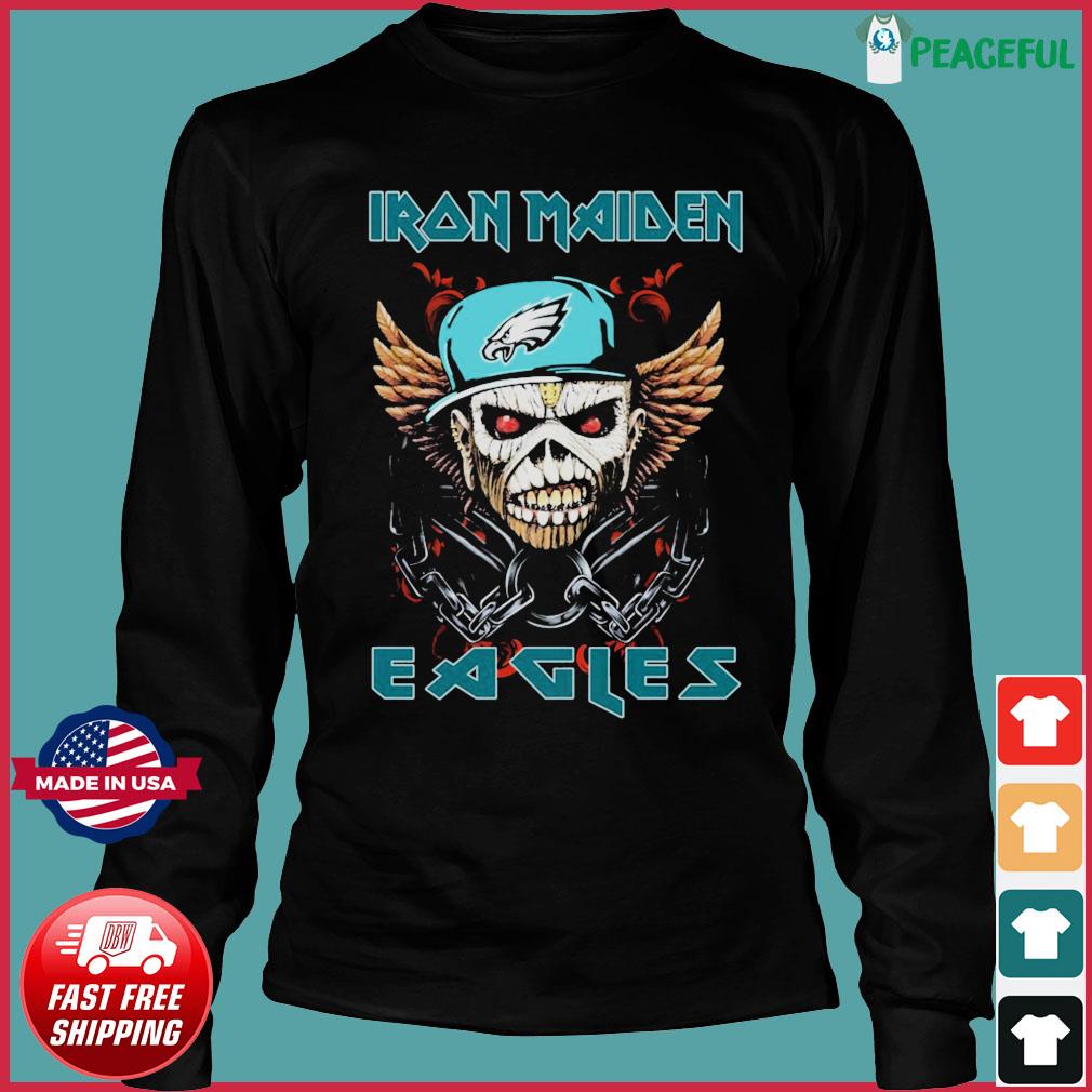 Hot Iron Maiden Skull Oakland Raiders Shirt, hoodie, sweater, long