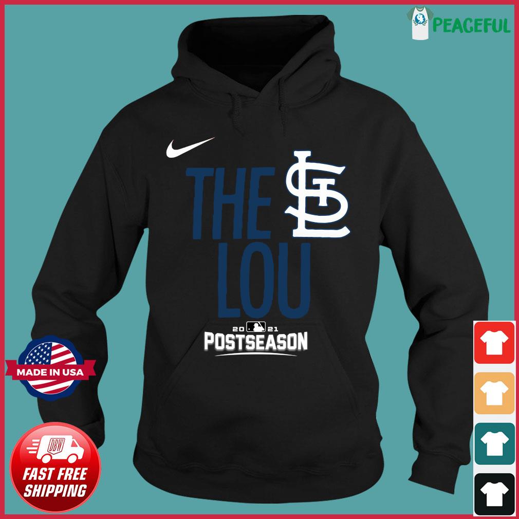 Nike St. Louis Cardinals The Lou 2021 Postseason shirt, hoodie