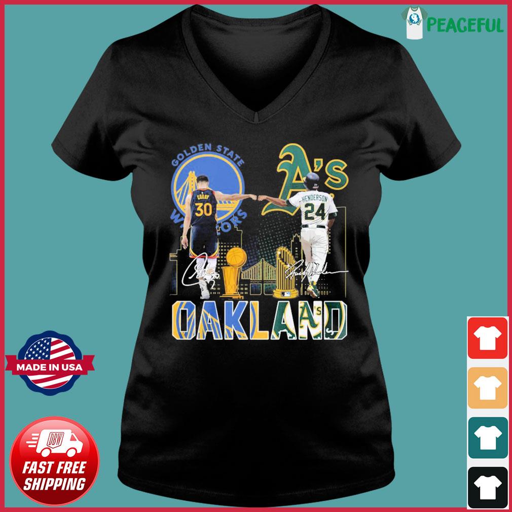 Rickey Henderson In Oakland Athletics T-shirt