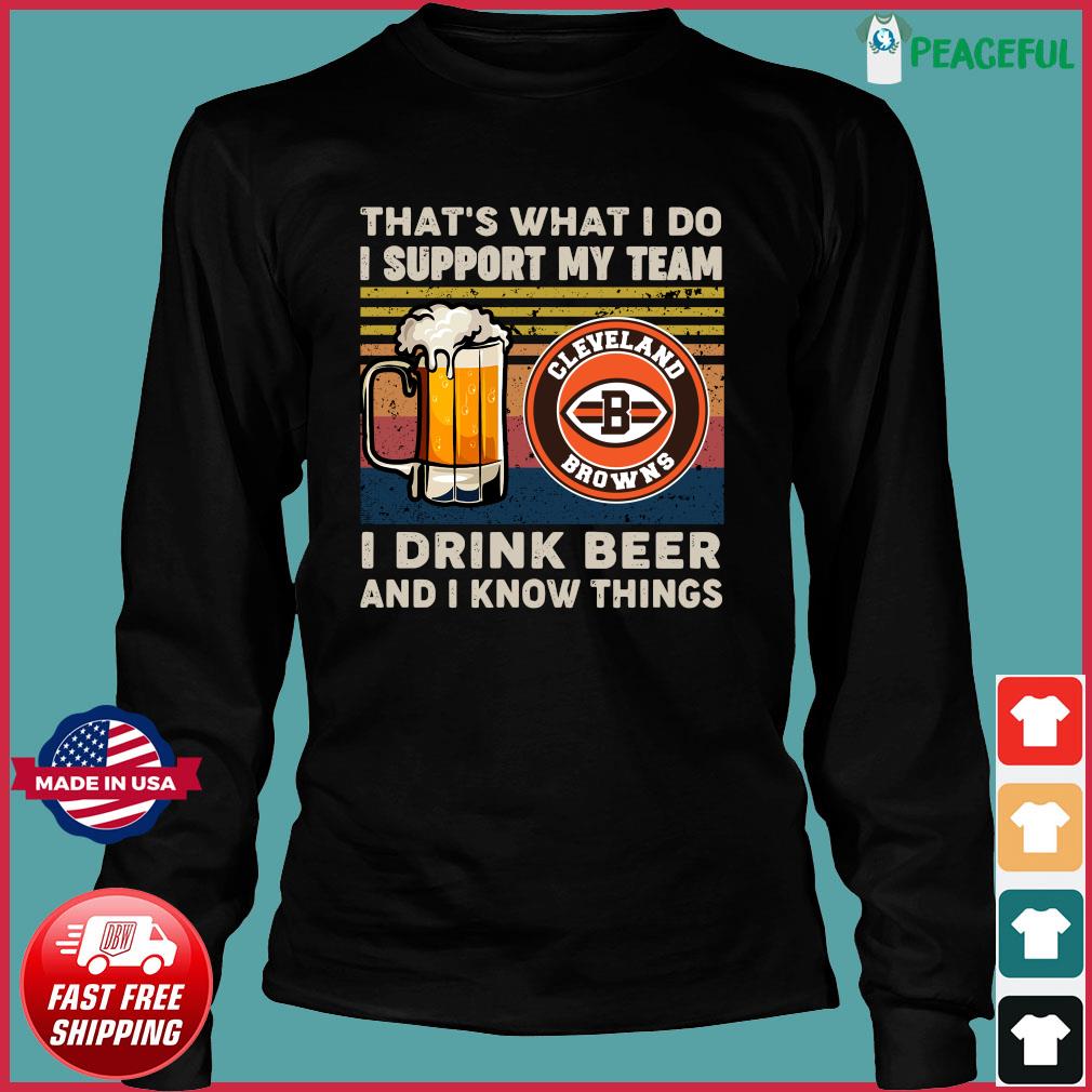 Official cleveland Browns Cleveland Makes Me Drink shirt, hoodie, sweater,  long sleeve and tank top