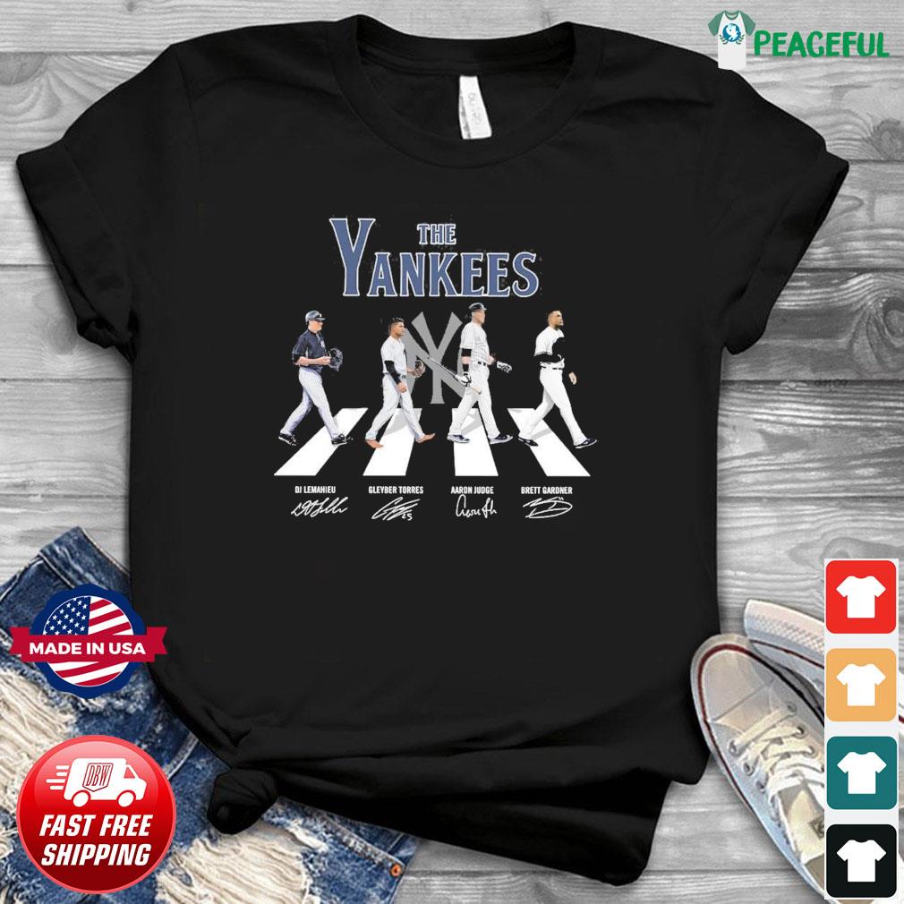 the yankees abbey road shirt