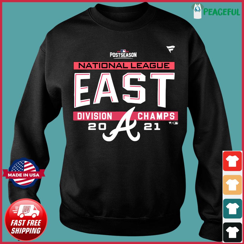 Official Atlanta Braves National League East Division Champions 2021  Postseason Shirt, hoodie, sweater, long sleeve and tank top