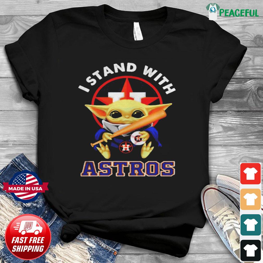 Baby Yoda I stand with astros shirt, hoodie, sweater, long sleeve and tank  top