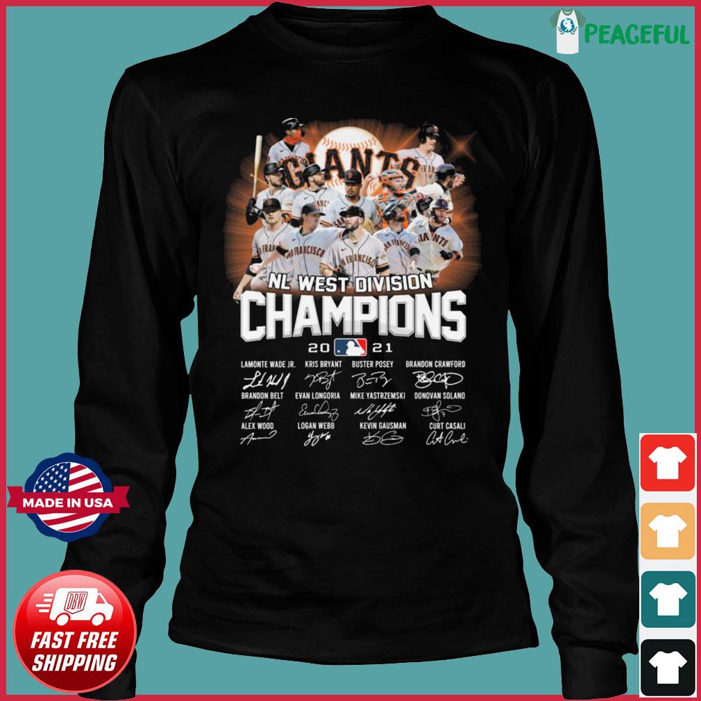 MLB NL Wild Card San Francisco Giants 2021 National League West Division  Champions Shirt, hoodie, sweater, long sleeve and tank top