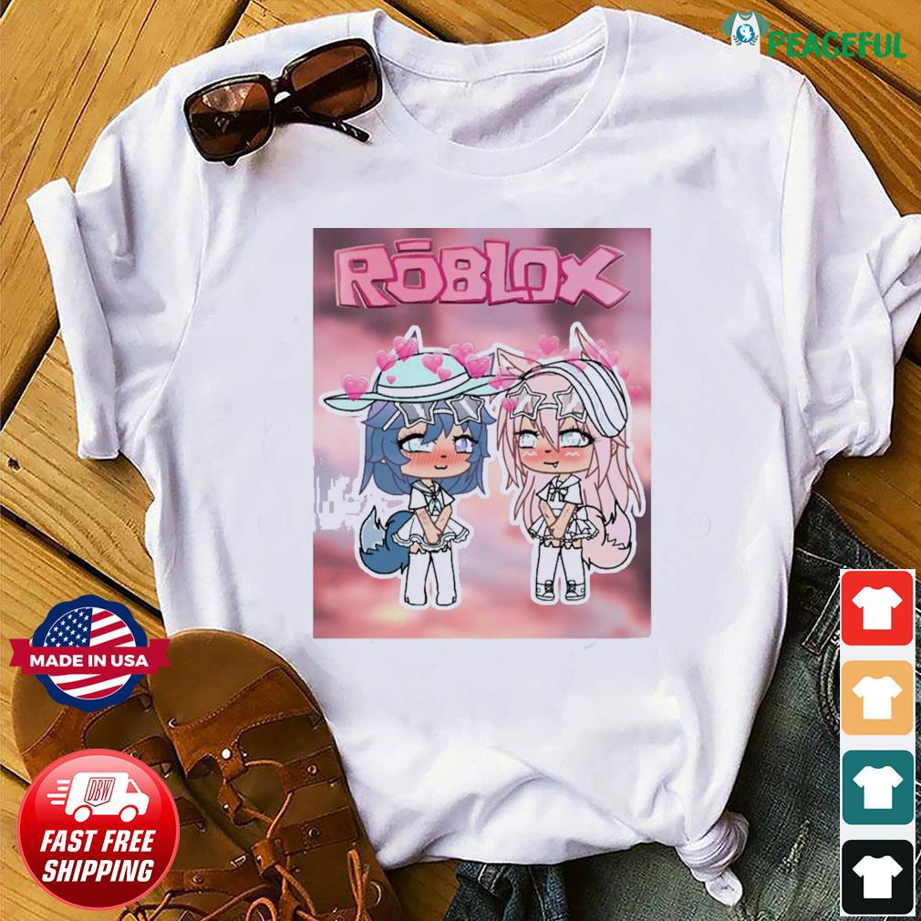 pink shirt aesthetic roblox girl | Essential T-Shirt