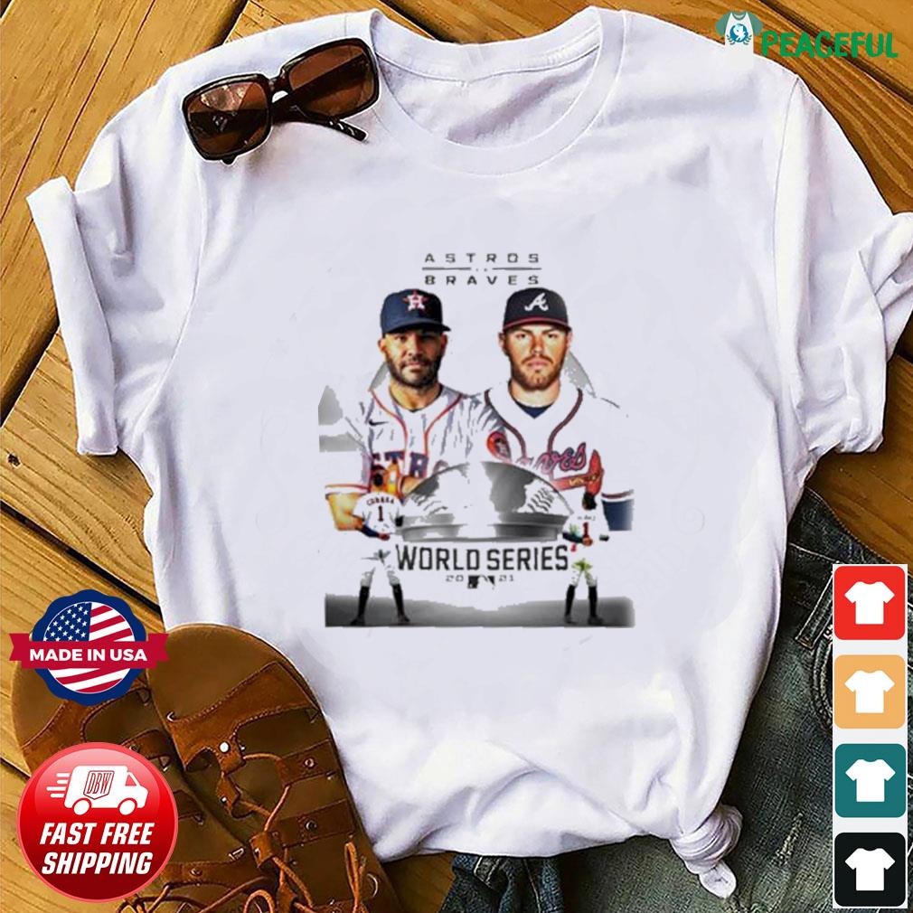 2021 Correa Houston Astros vs Albies Atlanta Braves World Series New Shirt,  hoodie, sweater, long sleeve and tank top