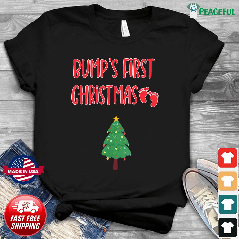 christmas bump t shirt