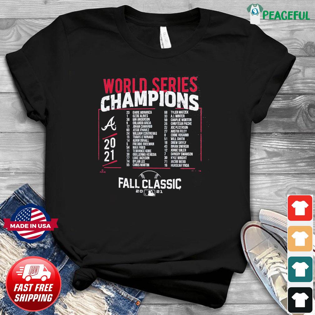 Atlanta Braves Nike 2021 World Series champion shirt, hoodie, sweater and  v-neck t-shirt