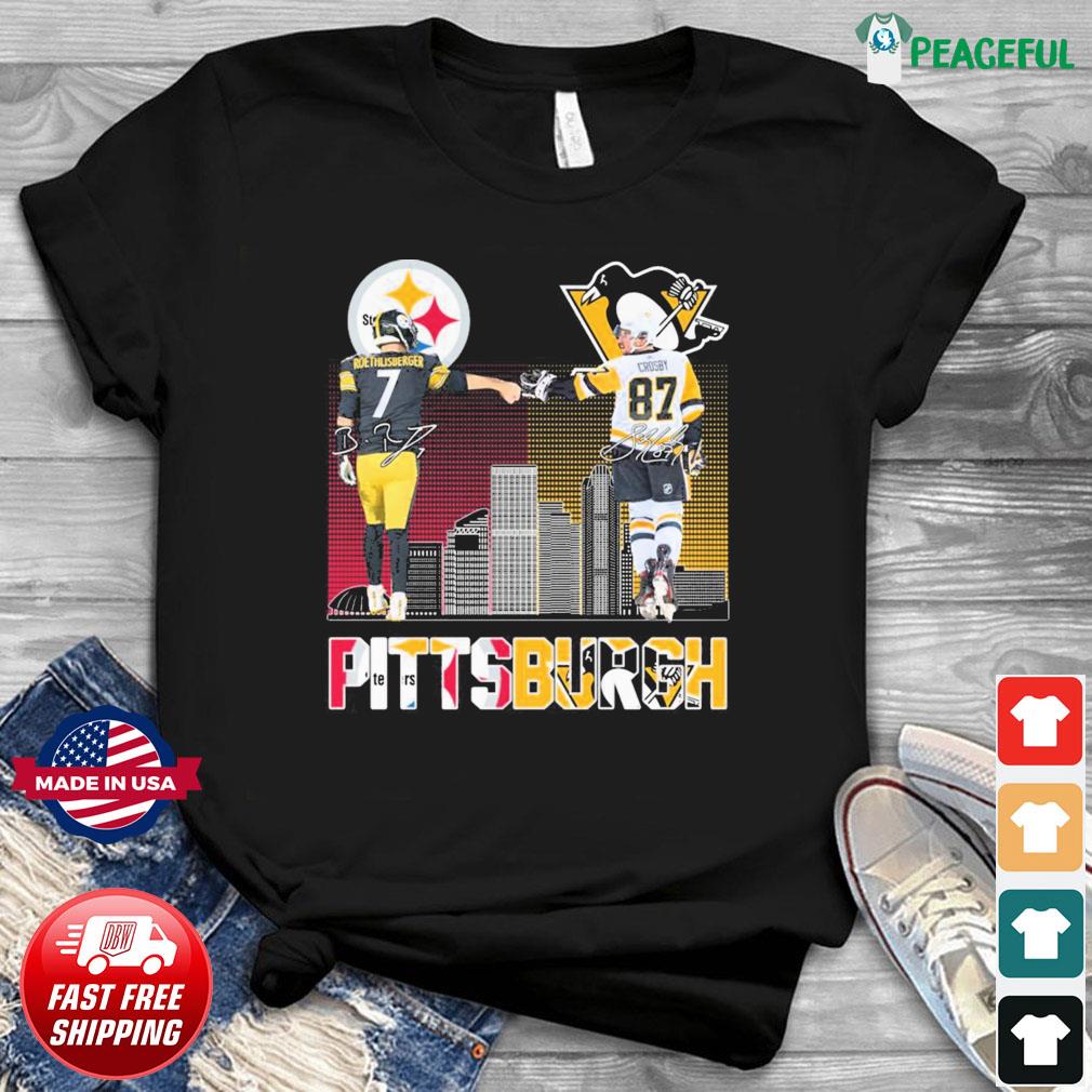 Ben Roethlisberger and Sidney Crosby Pittsburgh Sport Teams Signatures Shirt,  hoodie, sweater, long sleeve and tank top