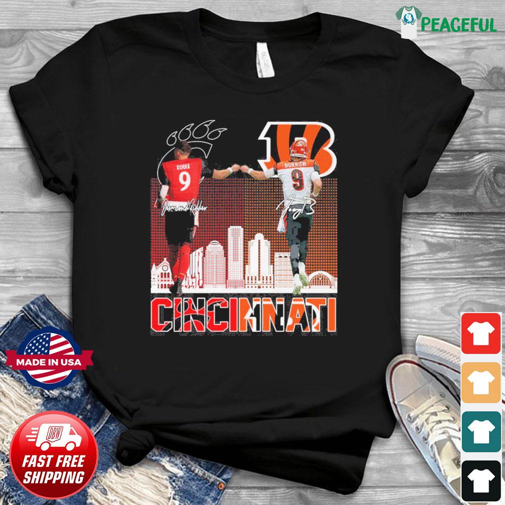 Cincinnati Sport Teams Desmond Ridder And Joe Burrow Signatures Shirt,  hoodie, sweater, long sleeve and tank top