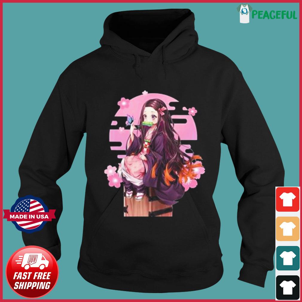 Mulheres Hoodie Demon Slayer Anime Nezuko Graphic Harajuku Kawaii S A  Própria Tops Inverno Estética Bonito Suéter 4PHA De $375,48