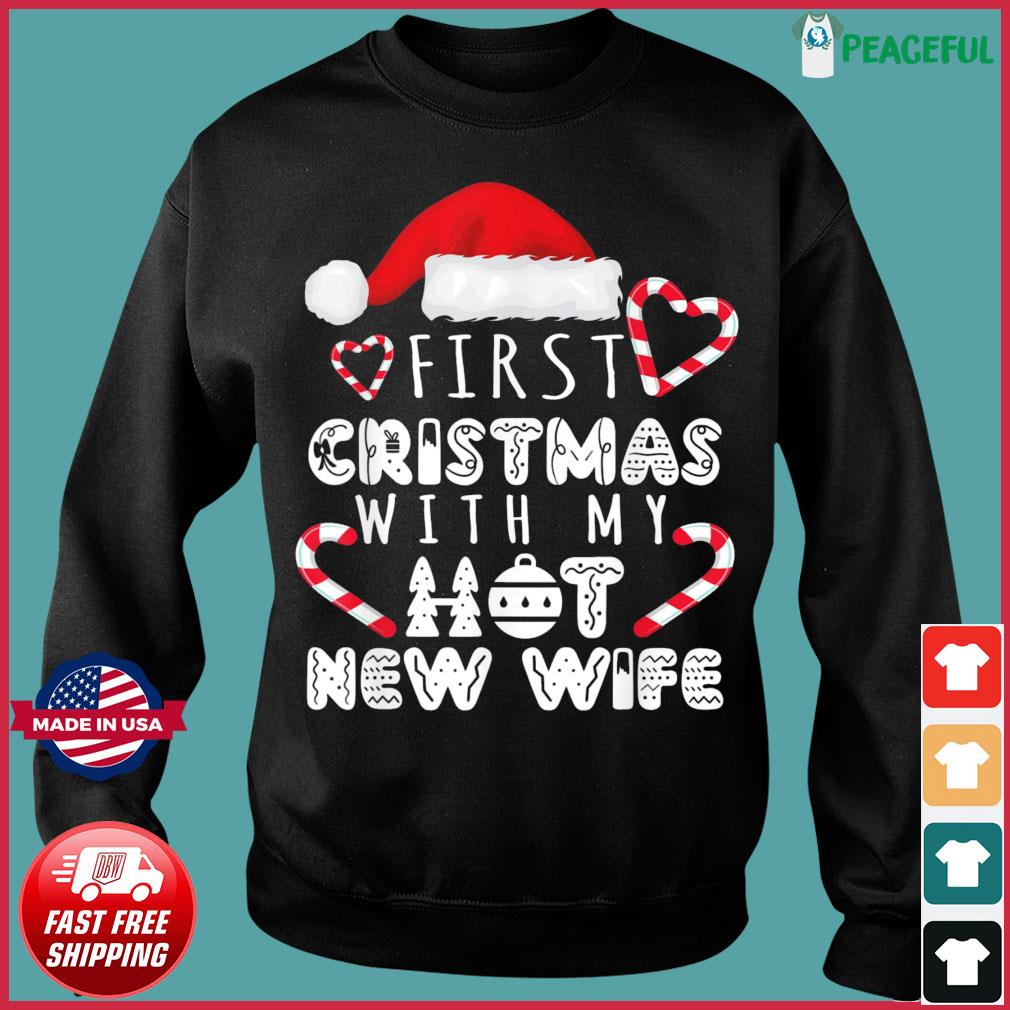 2021 First Christmas With My New Fiance Christmas Sweater Couple