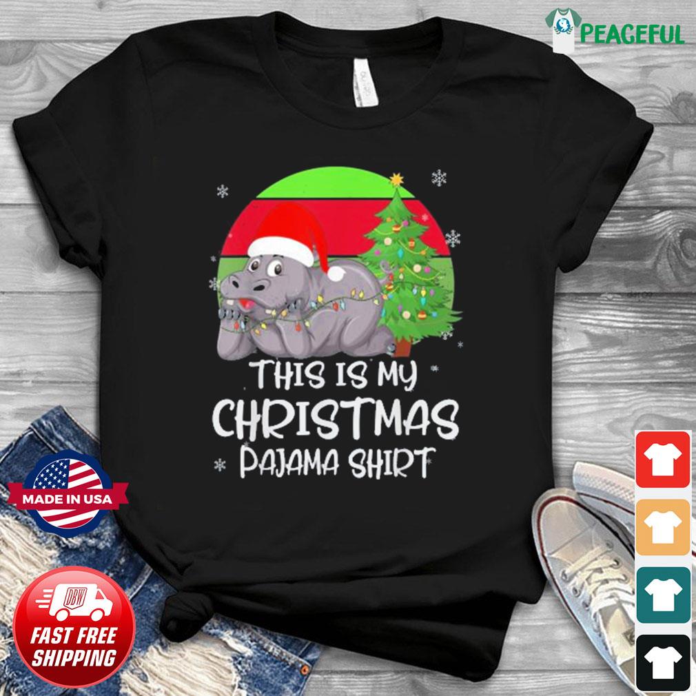 Hippo christmas online pajamas