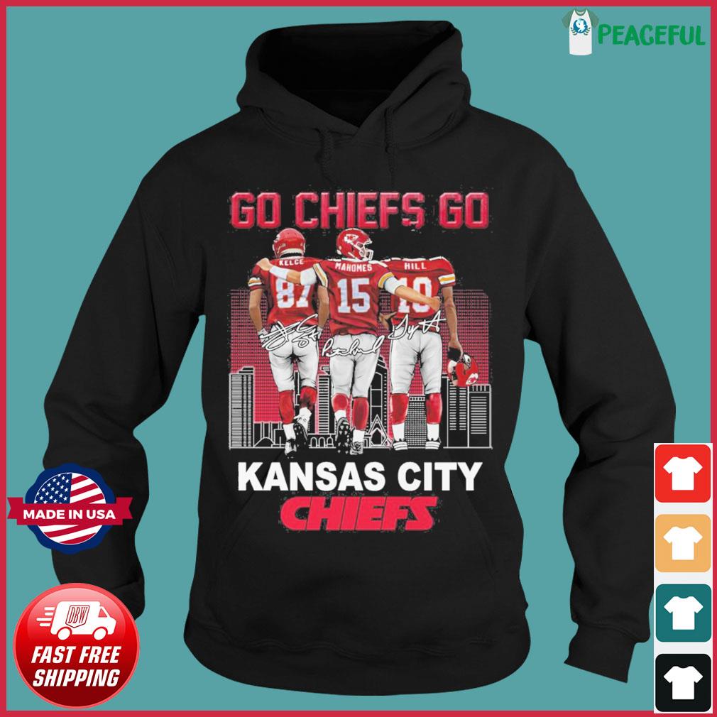 Kansas City Chiefs Champion Kelce Mahomes Hill signatures shirt, hoodie,  tank top, sweater and long sleeve t-shirt