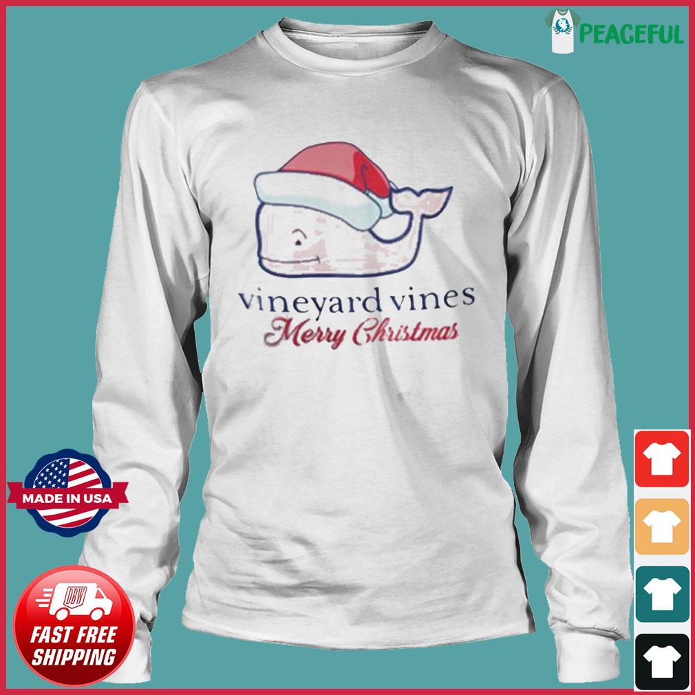 Original Vineyard Vines Merry Christmas T shirt - Limotees