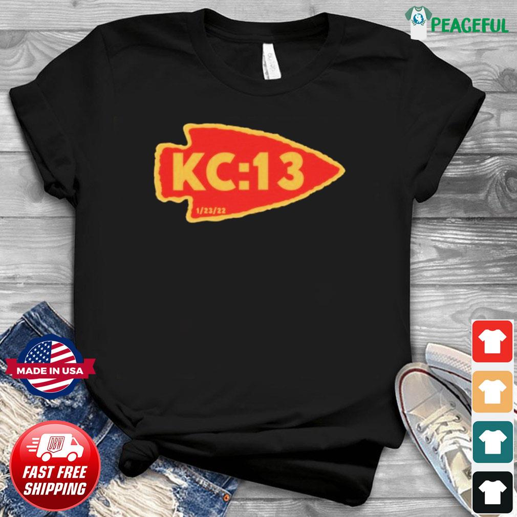 Buy All We Need Is 13 Seconds chiefs KC shirt For Free Shipping