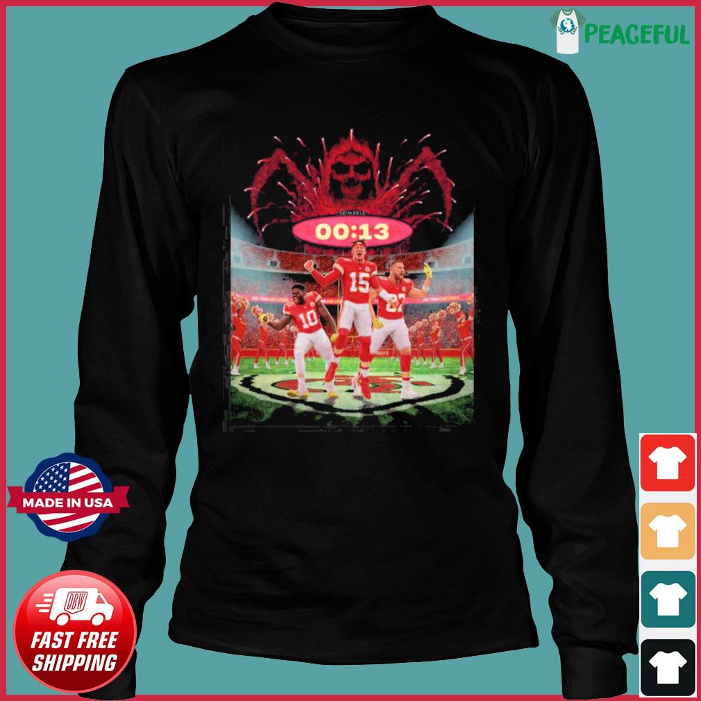 chiefs 13 seconds, Mahomes KC Chiefs Grim Reaper Tee Shirt, hoodie, sweater  and long sleeve