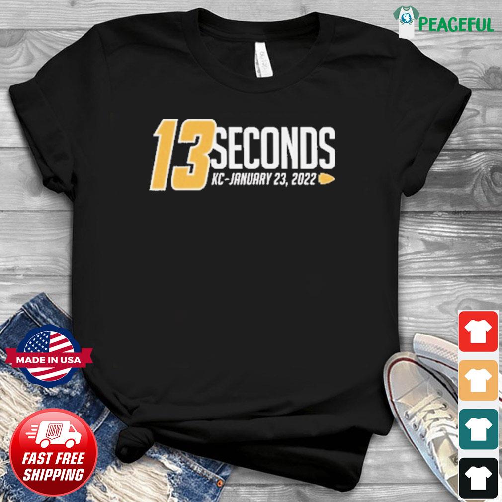 Chiefs 13 Seconds Kcjanuary 23,2022 T-Shirt, hoodie, sweater, long