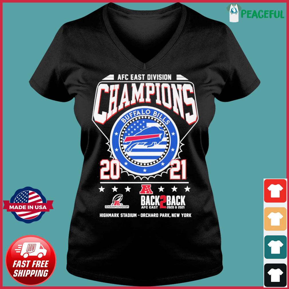 Buffalo Bills AFC East Division Champions 2021 Royal T-Shirt