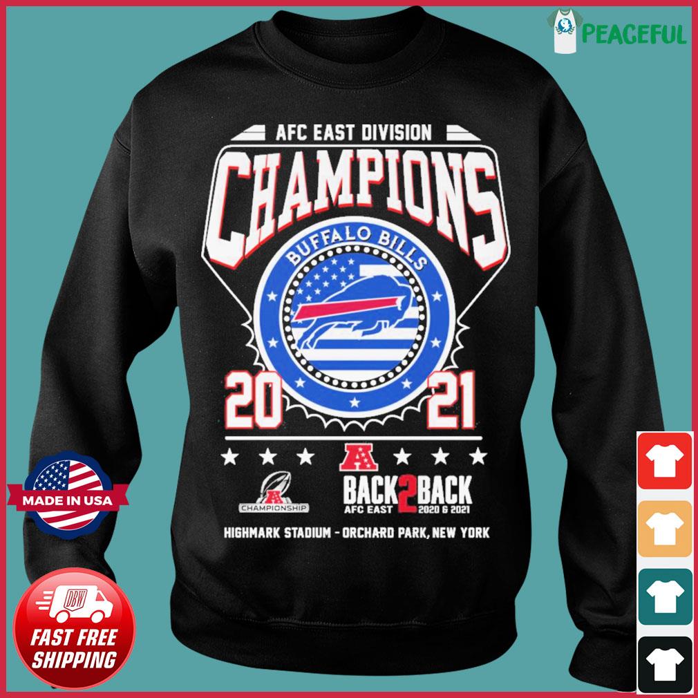 Buffalo Bills AFC East Division Champions Back To Sweatshirt - Trends  Bedding
