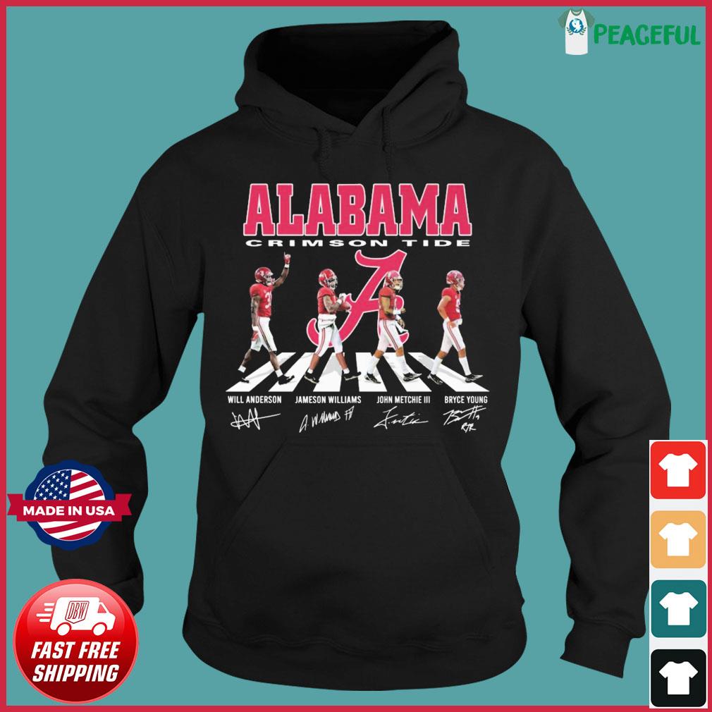 Alabama Crimson Tide Abbey Road Jameson Williams John Metchie III