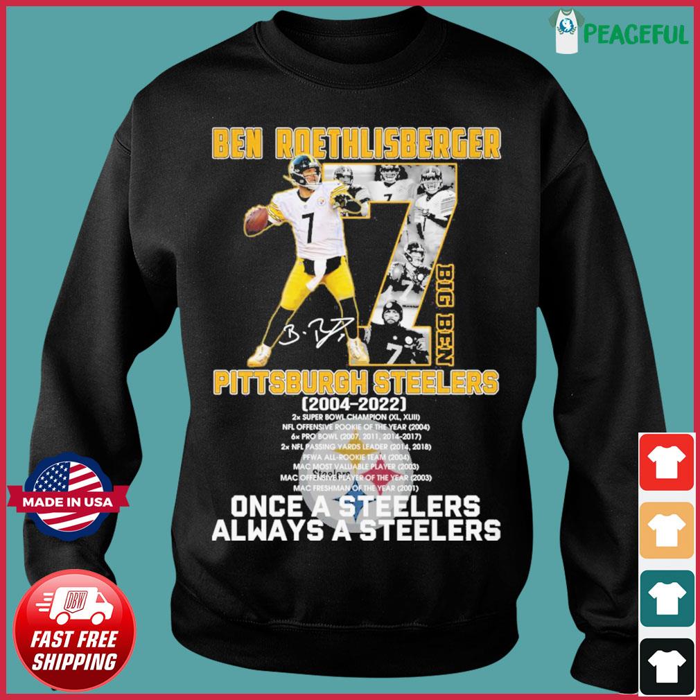 Ben Roethlisberger Pittsburgh Steeler Big Ben signature shirt