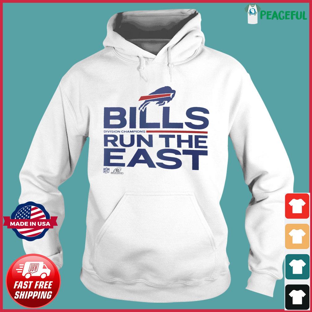 Official buffalo bills run the east division champions nfl shirt, hoodie,  sweater, long sleeve and tank top