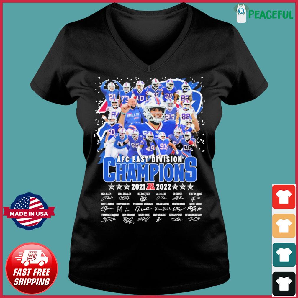 Buy Buffalo BIlls AFC east division Champions 2021 shirt For Free