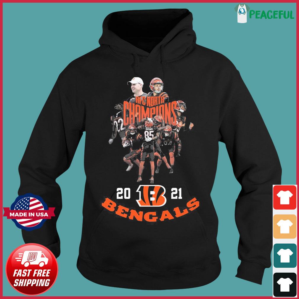 Cincinnati Bengals '21 AFC Champions Shirt, hoodie, sweater, long sleeve  and tank top