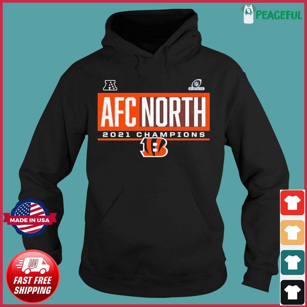 Cincinnati Bengals 2021 AFC North Division Champions Shirt, hoodie