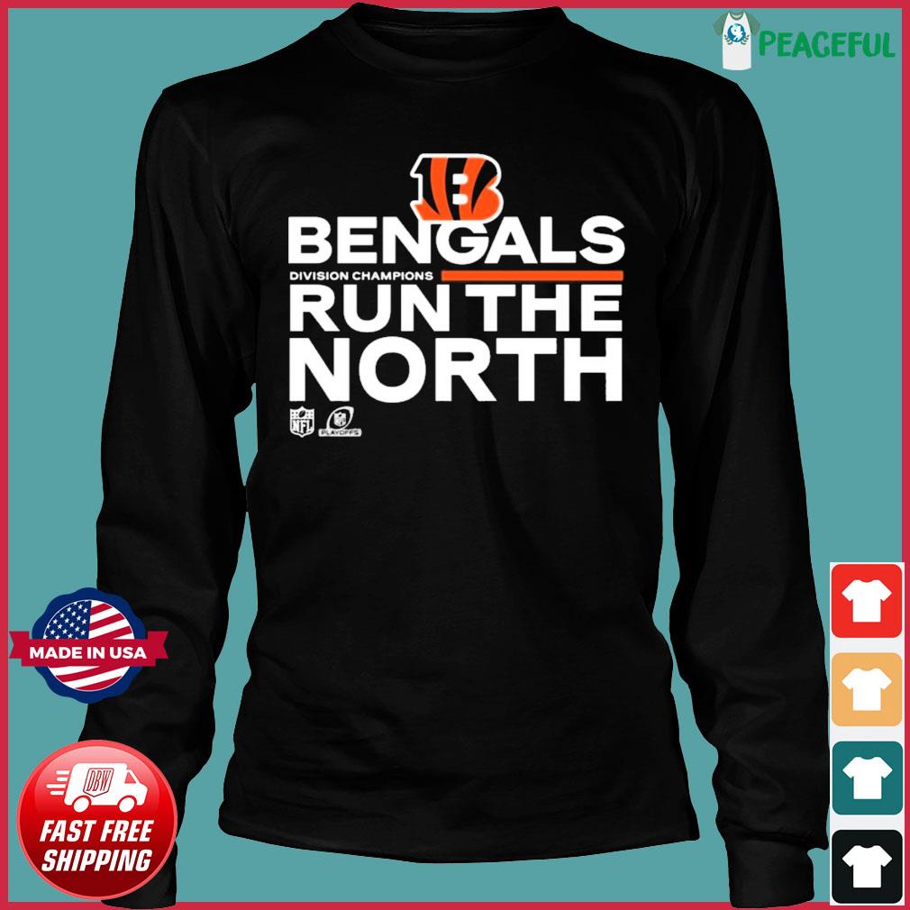 Cincinnati Bengals 2021 2022 run the north shirt, hoodie, sweater