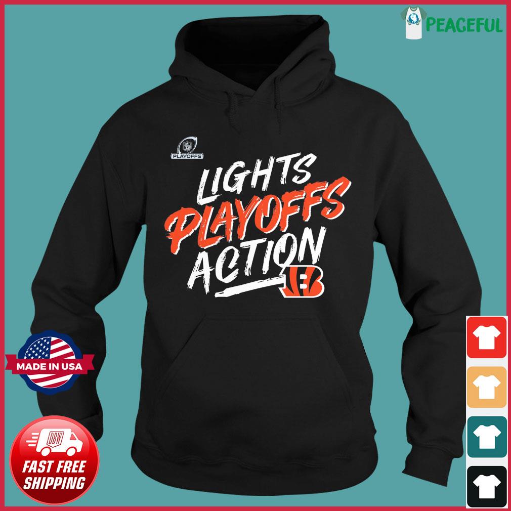 Cincinnati Bengals 2021 NFL Playoffs Bound Lights Action T-Shirt, hoodie,  sweater, long sleeve and tank top