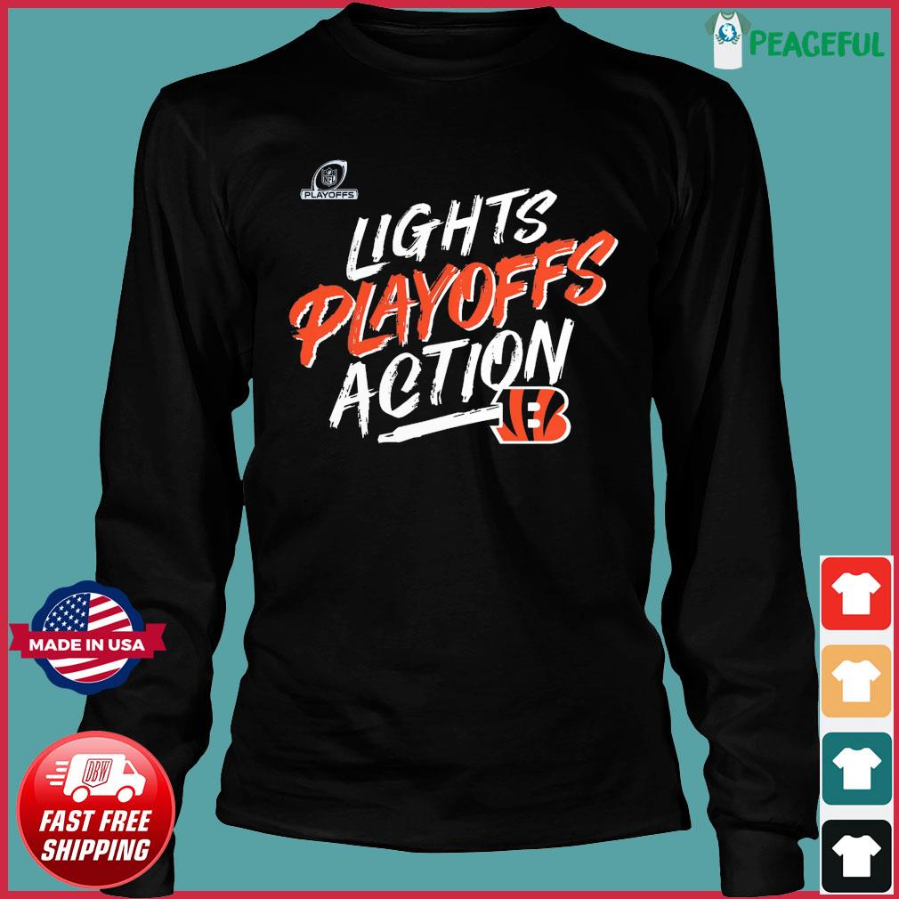 Cincinnati Bengals 2021 NFL Playoffs Bound Lights Action Shirt, hoodie,  sweater, long sleeve and tank top