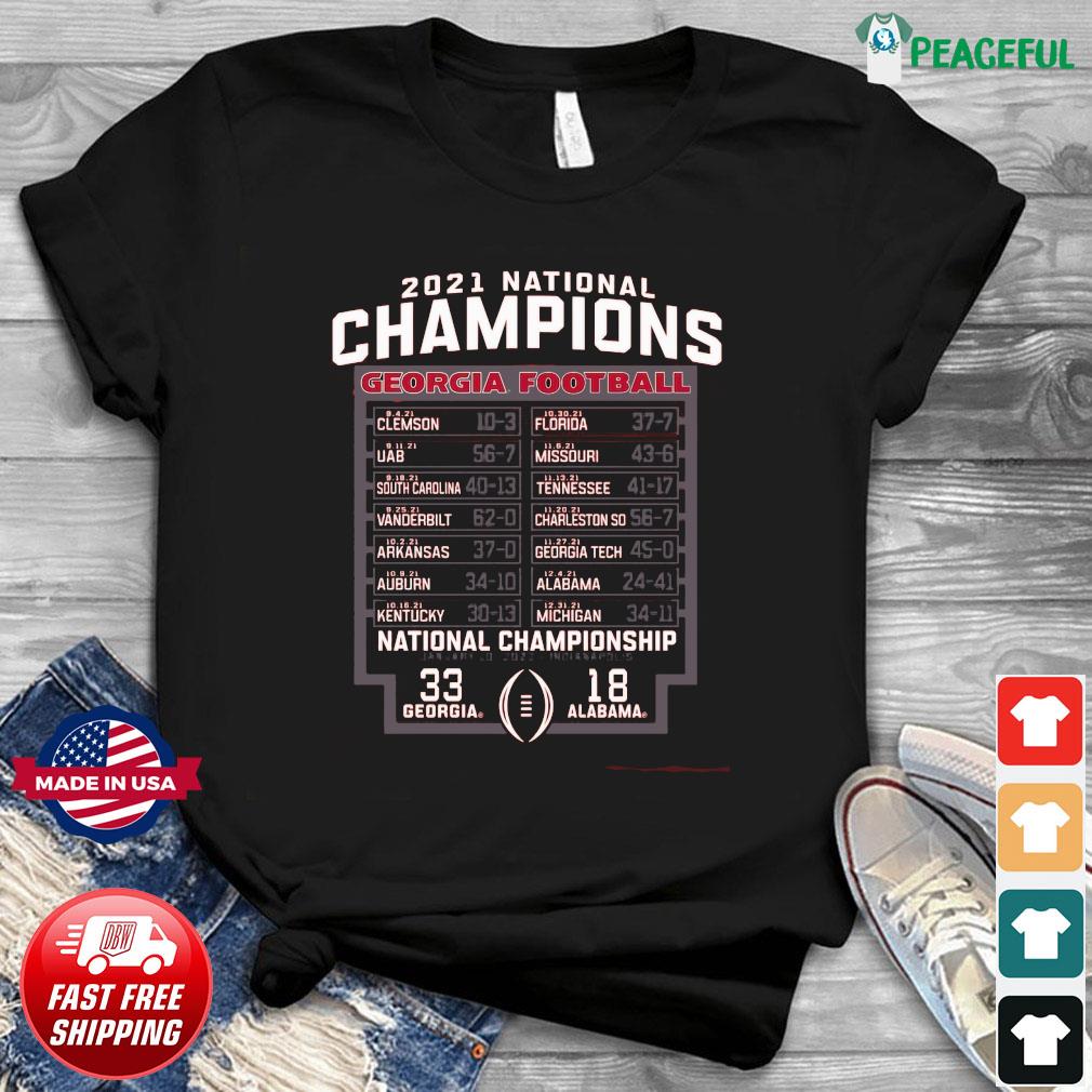 Atlanta Braves And Georgia Bulldogs Celebrate Georgia Football National  Championship Win Shirt, hoodie, sweater, long sleeve and tank top