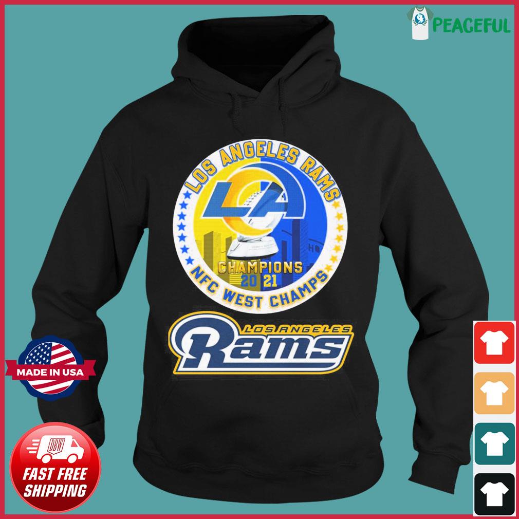 Los Angeles Rams Football Team Champions 2021 Nfc West Champs Shirt,  hoodie, sweater, long sleeve and tank top