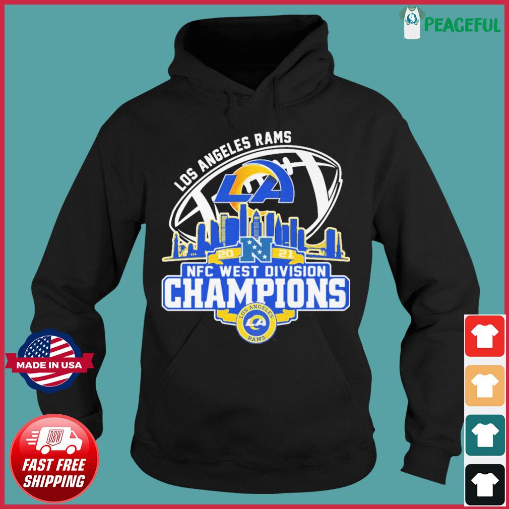 Rams 2021 nfc west division champions shirt, hoodie, sweater, long sleeve  and tank top