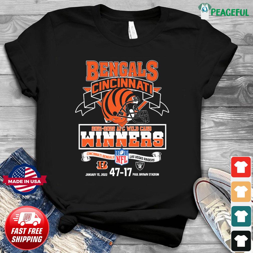 Cincinnati Bengals 2021 2022 AFC Champions NFL shirt