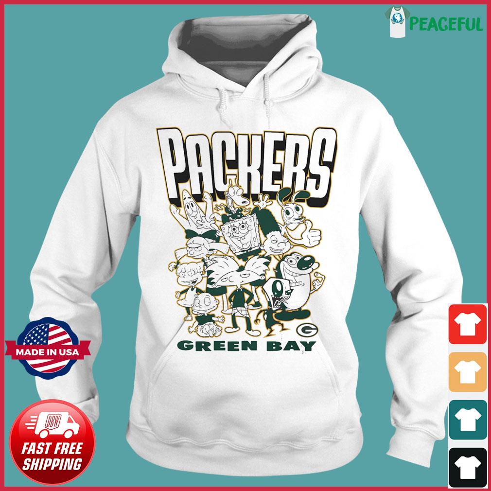 Women's Junk Food Green/White Green Bay Packers Comeback Long Sleeve T-Shirt