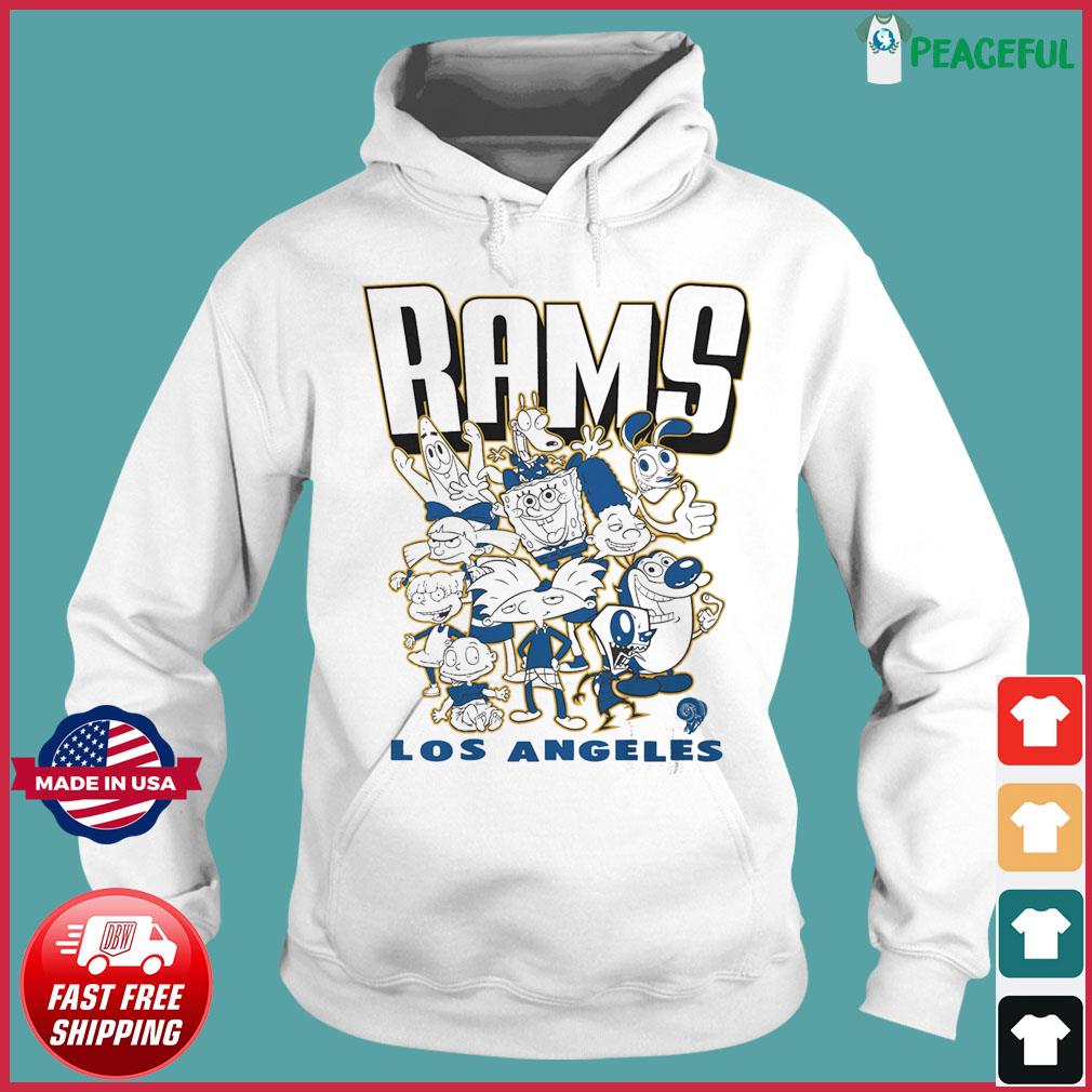 Nickelodeon Junk Food Los Angeles Rams Shirt, hoodie, sweater, long sleeve  and tank top