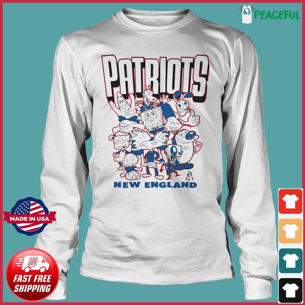 Nickelodeon New England Patriots Shirt, hoodie, sweater, long sleeve and  tank top