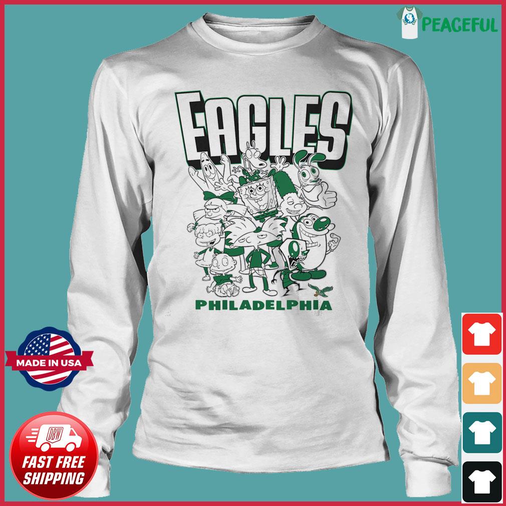 Philadelphia Eagles Long Sleeve Raglan, Junk Food Clothing